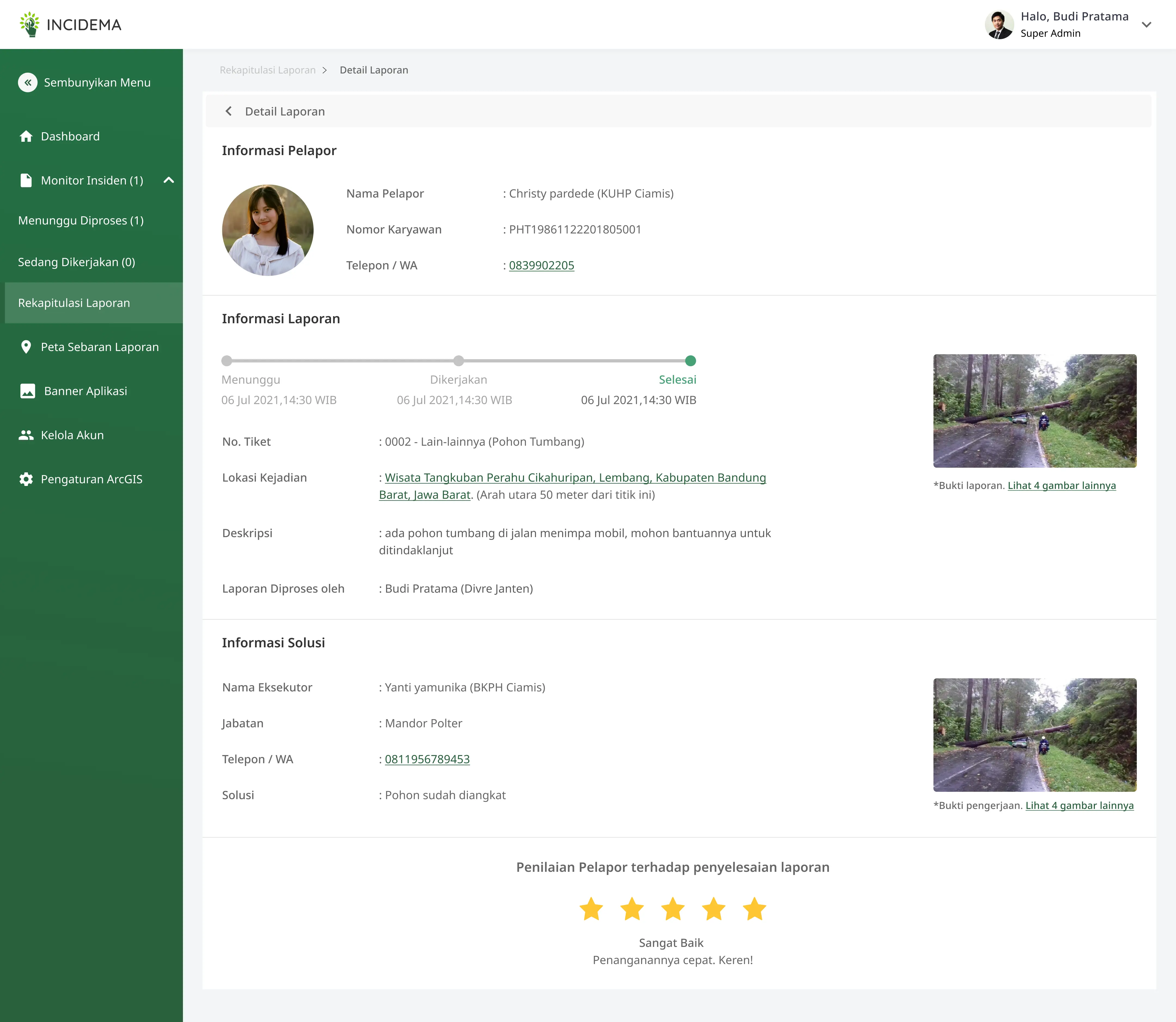 Incidema - Perhutani Apps